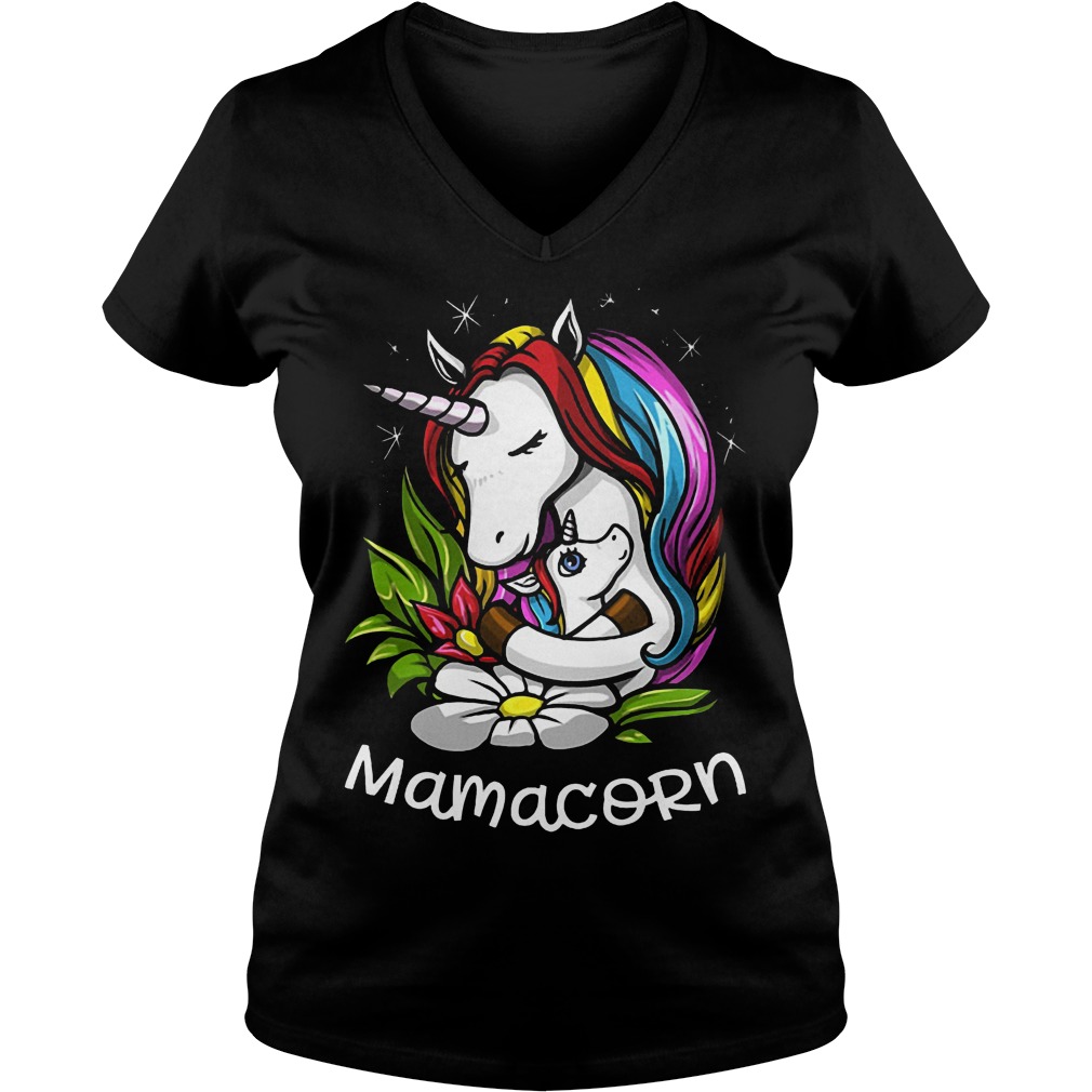 Mamacorn Unicorn V Neck