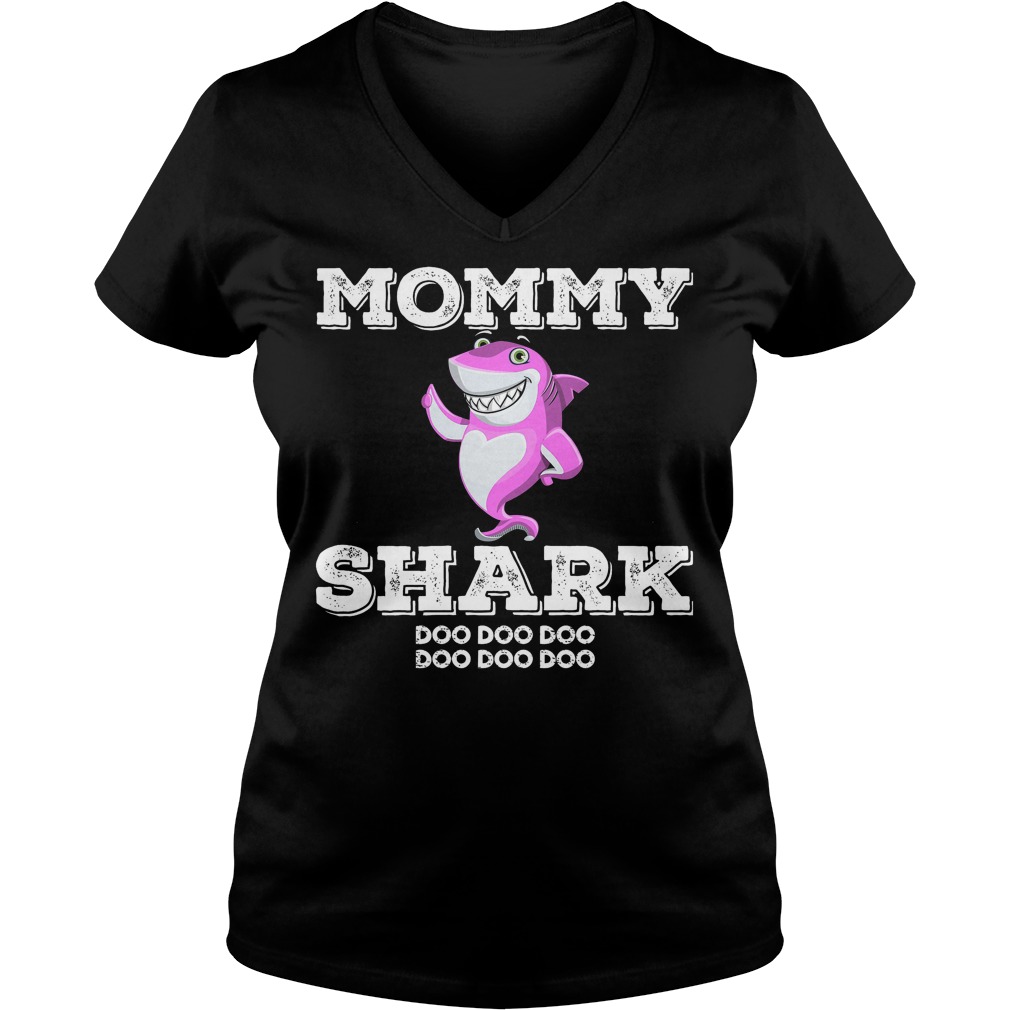 Mommy Shark Doo Doo Doo V Neck