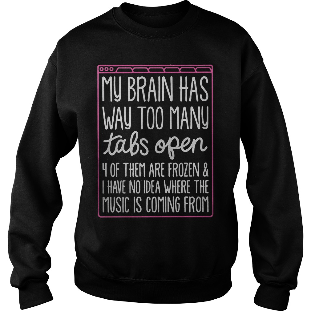 My Brain Has Way Too Many Tabs Open Sweater