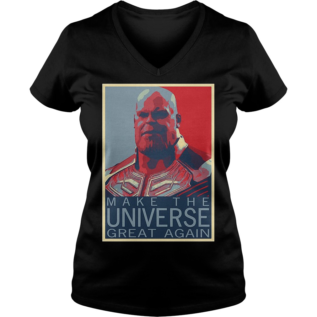 Official Thanos Make The Universe Great Again V Neck