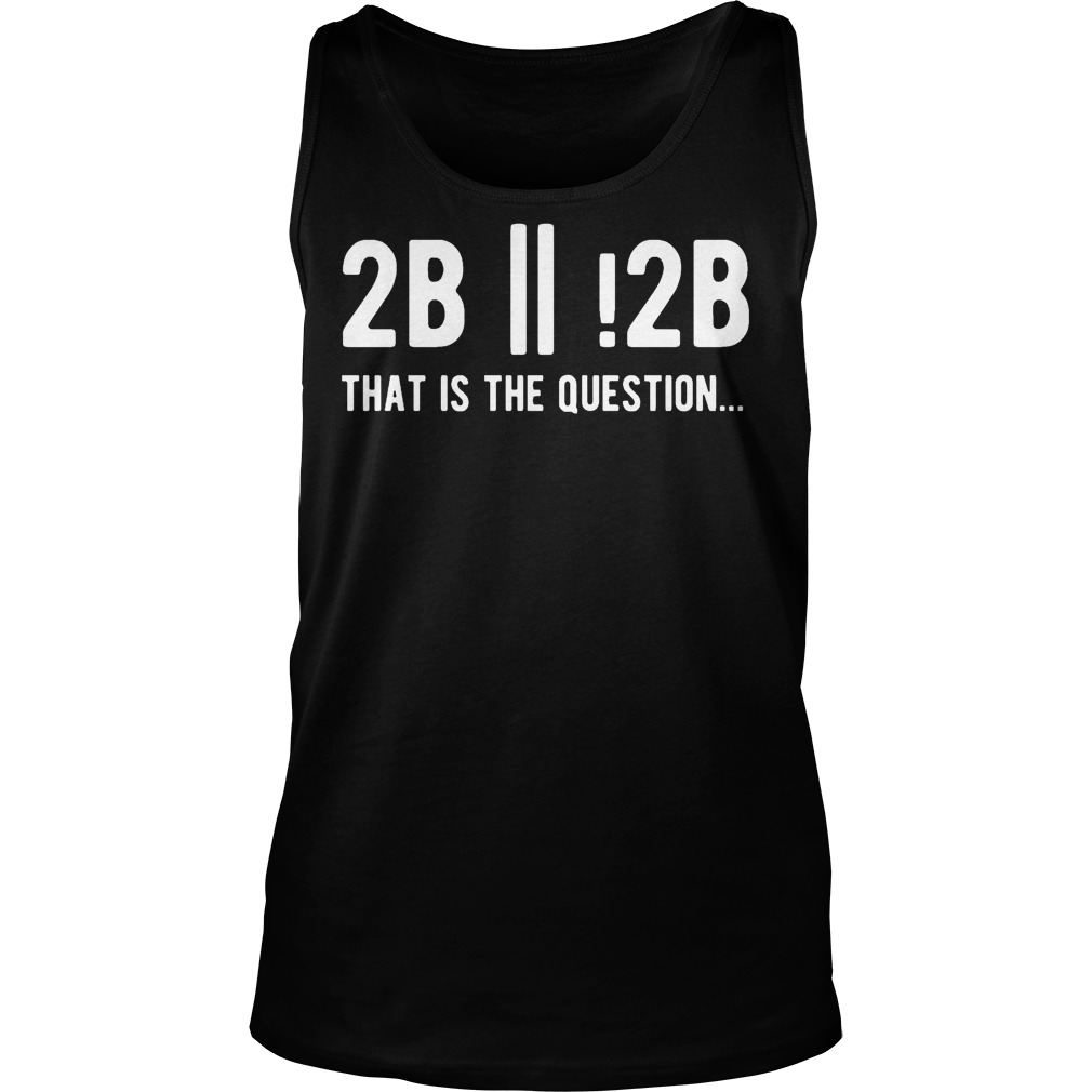 That Is The Question Tanktop