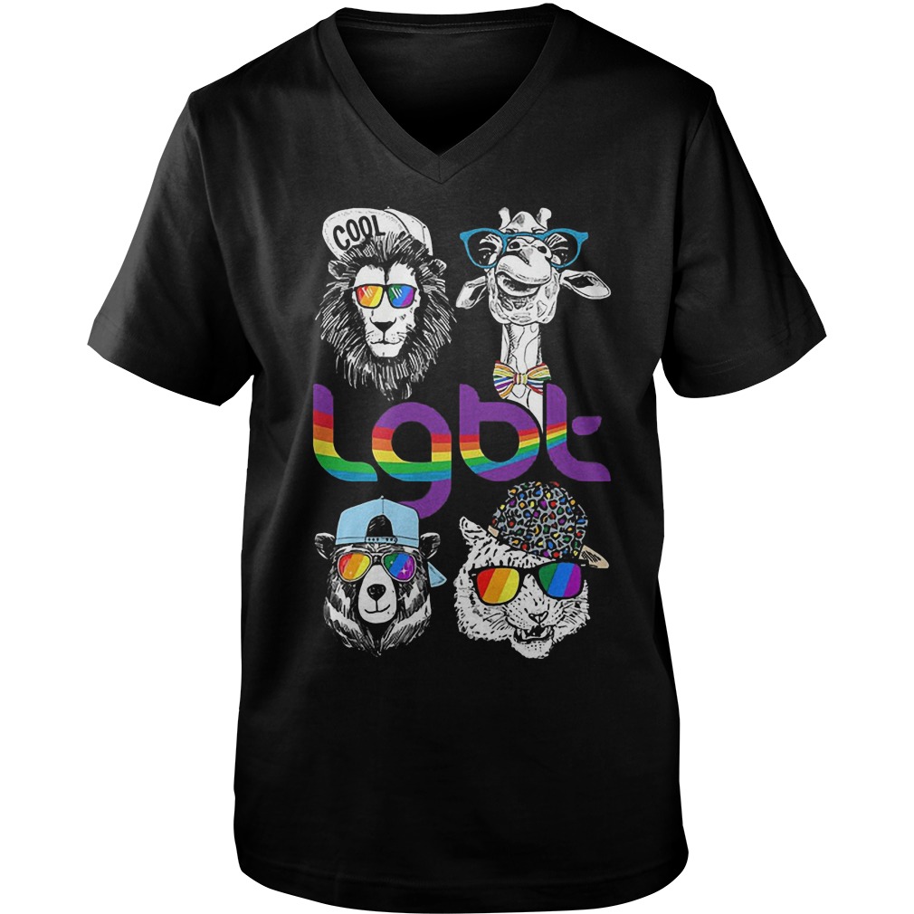Animals LGBT T-Shirt Guys V-Neck