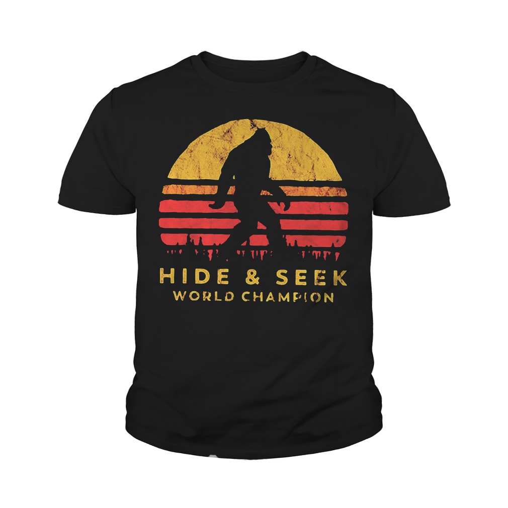 Bigfoot Hide and Seek World Champion T-Shirt Youth Tee