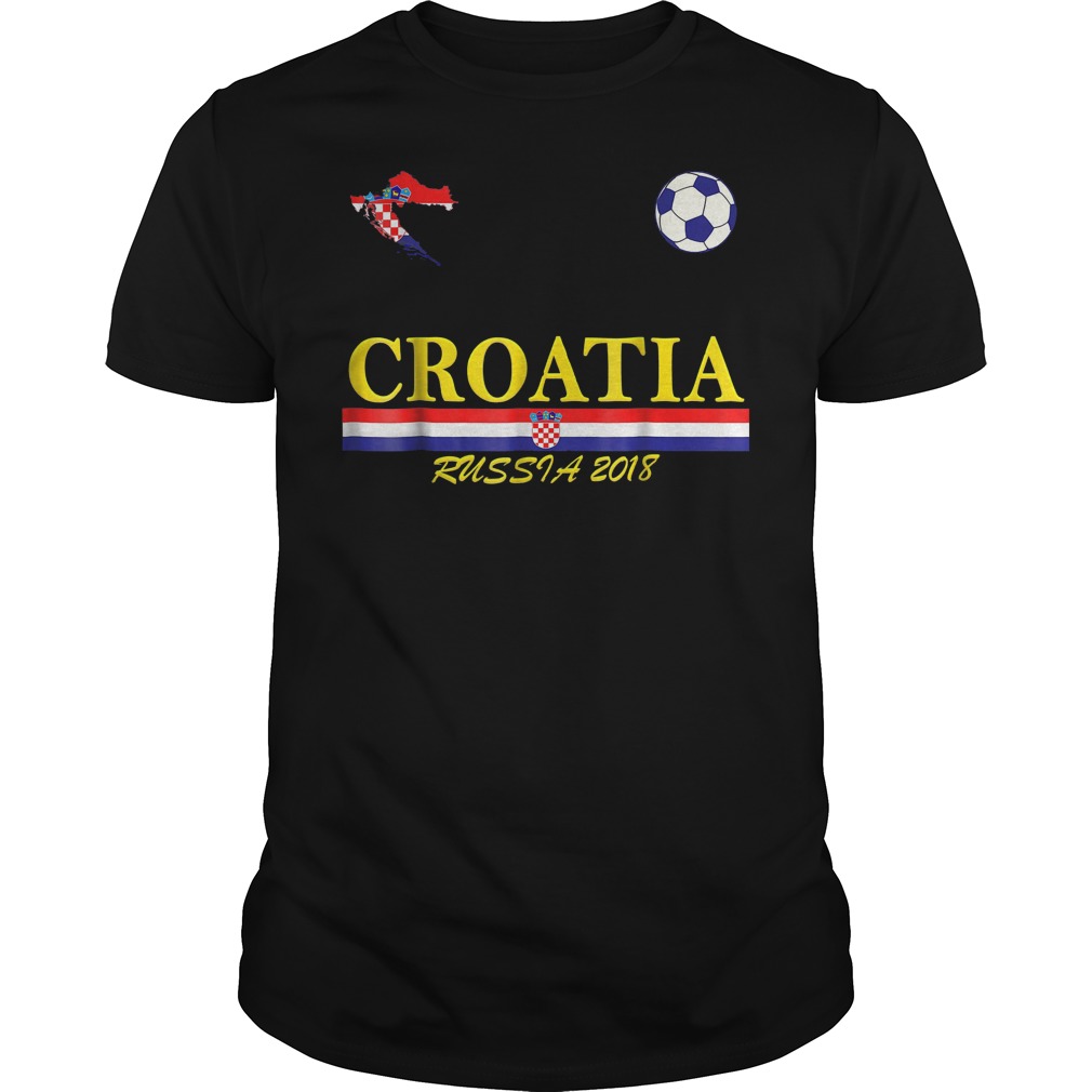 Croatia Soccer Russia World Cup 2018 T-Shirt Guys Tee