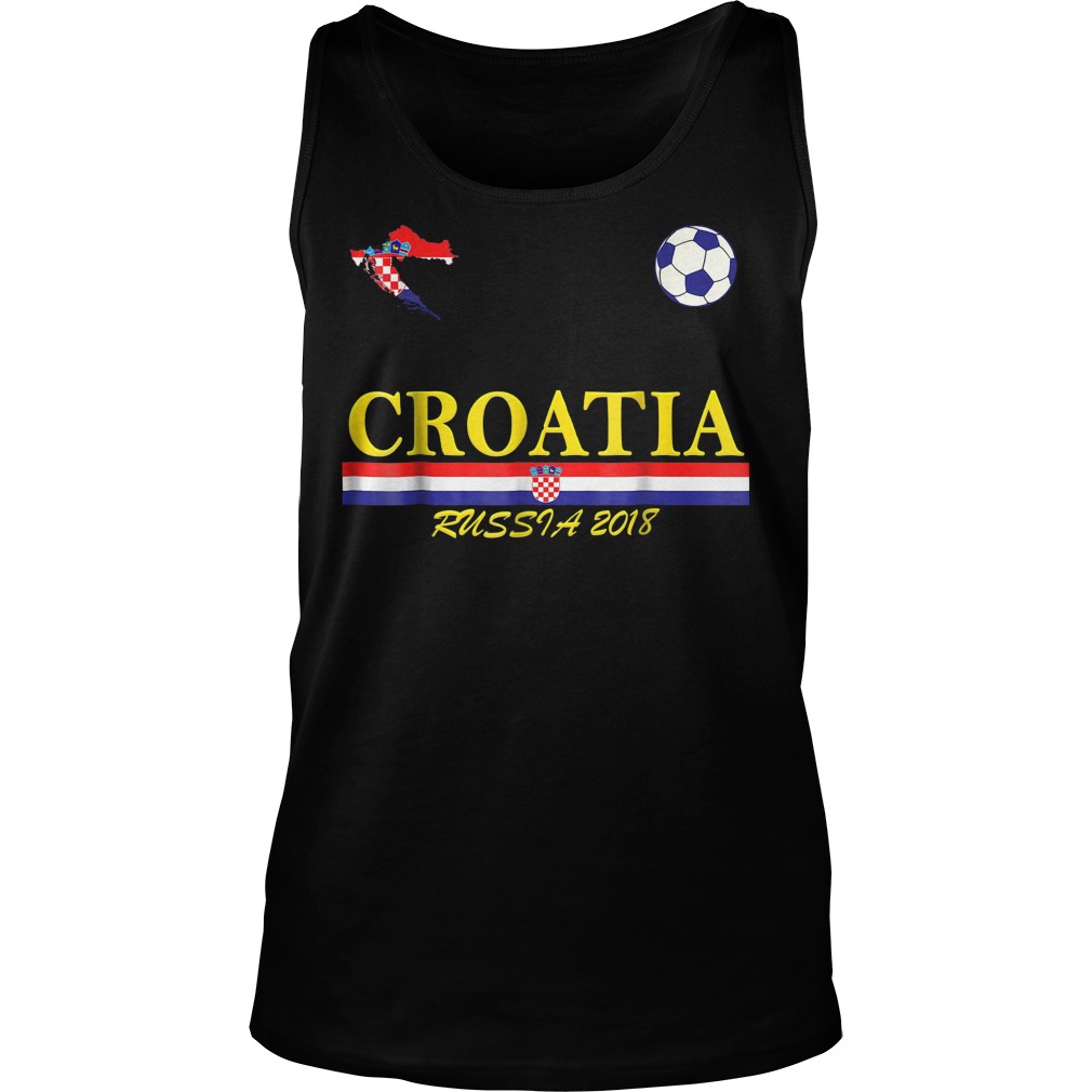 Croatia Soccer Russia World Cup 2018 T-Shirt Unisex Tank Top