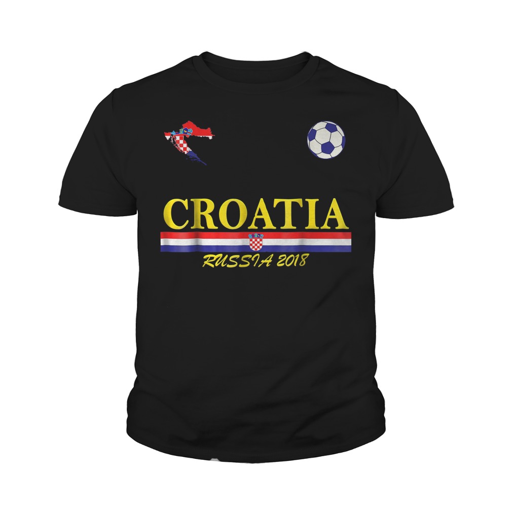Croatia Soccer Russia World Cup 2018 T-Shirt Youth Tee
