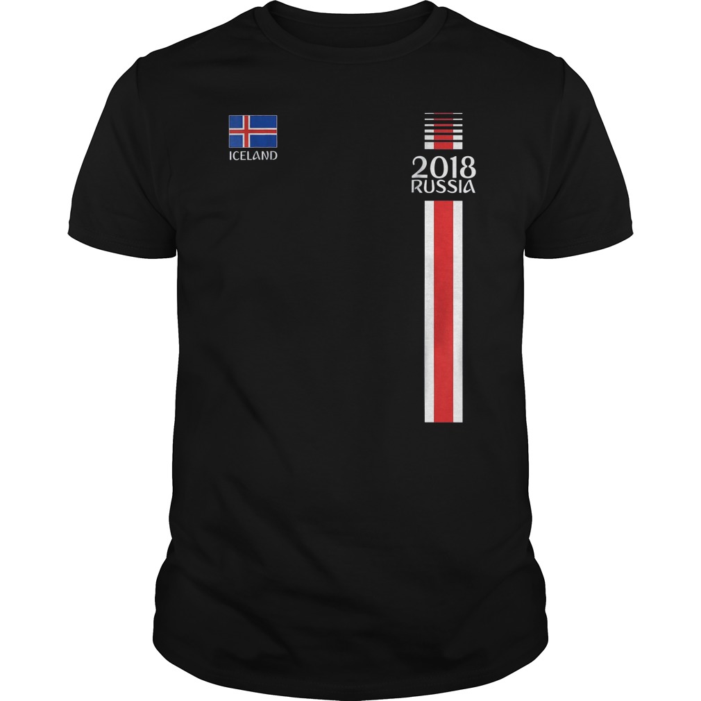 Iceland World Cup Football Jersey 2018 T-Shirt Guys Tee