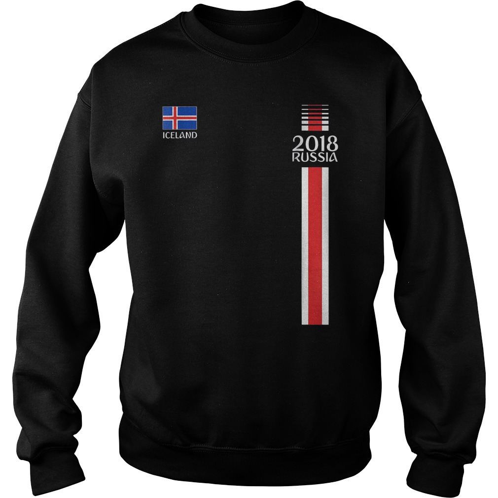 Iceland World Cup Football Jersey 2018 T-Shirt Sweat Shirt