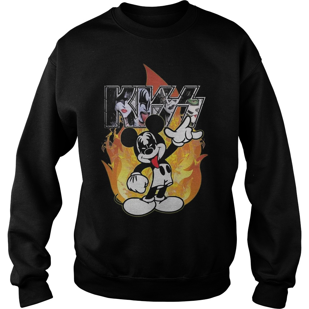 Kiss Mickey Mouse T-Shirt Sweatshirt Unisex
