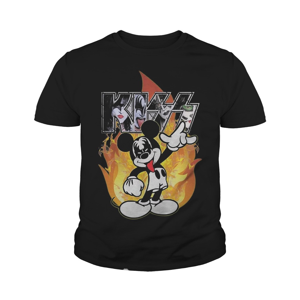 Kiss Mickey Mouse T-Shirt Youth Tee