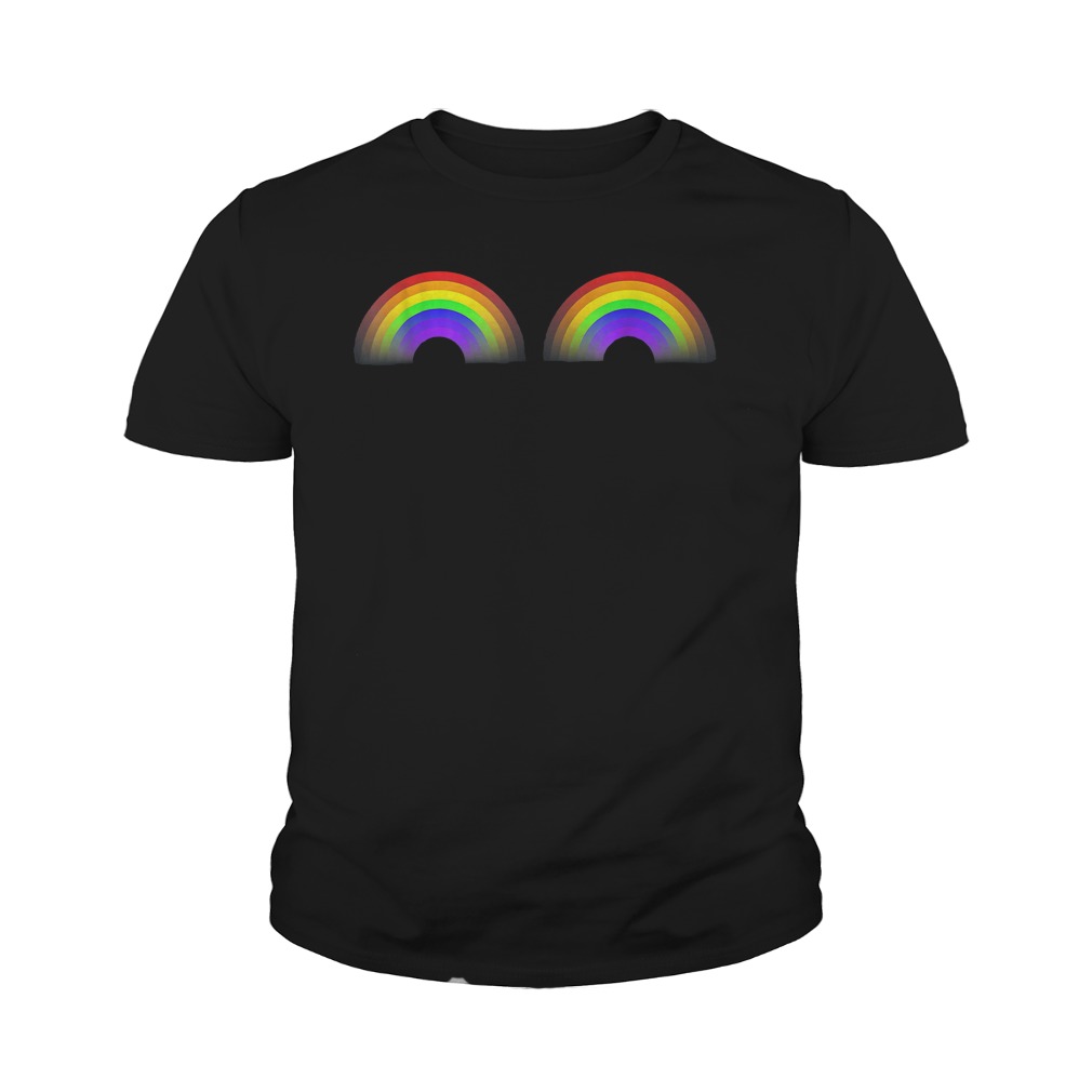 LGBT Pride Boobs Love Is Love 2018 T-Shirt Youth Tee