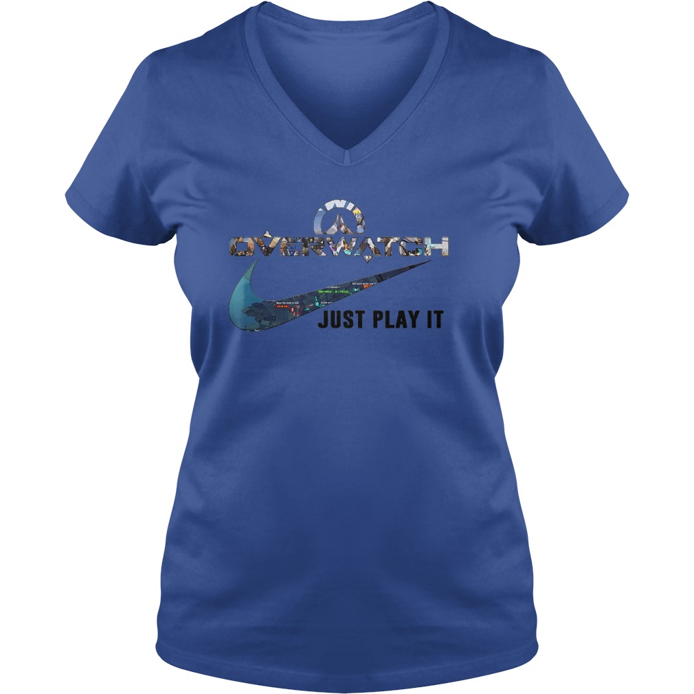 Overwatch And Nike Just Play It V Neck