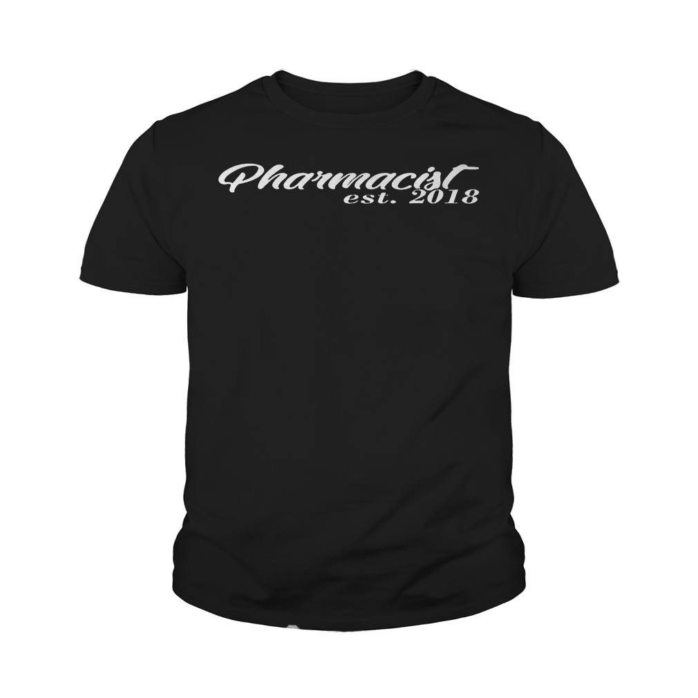 Pharmacy Graduation Gift For Pharmacists Est T-Shirt Youth Tee
