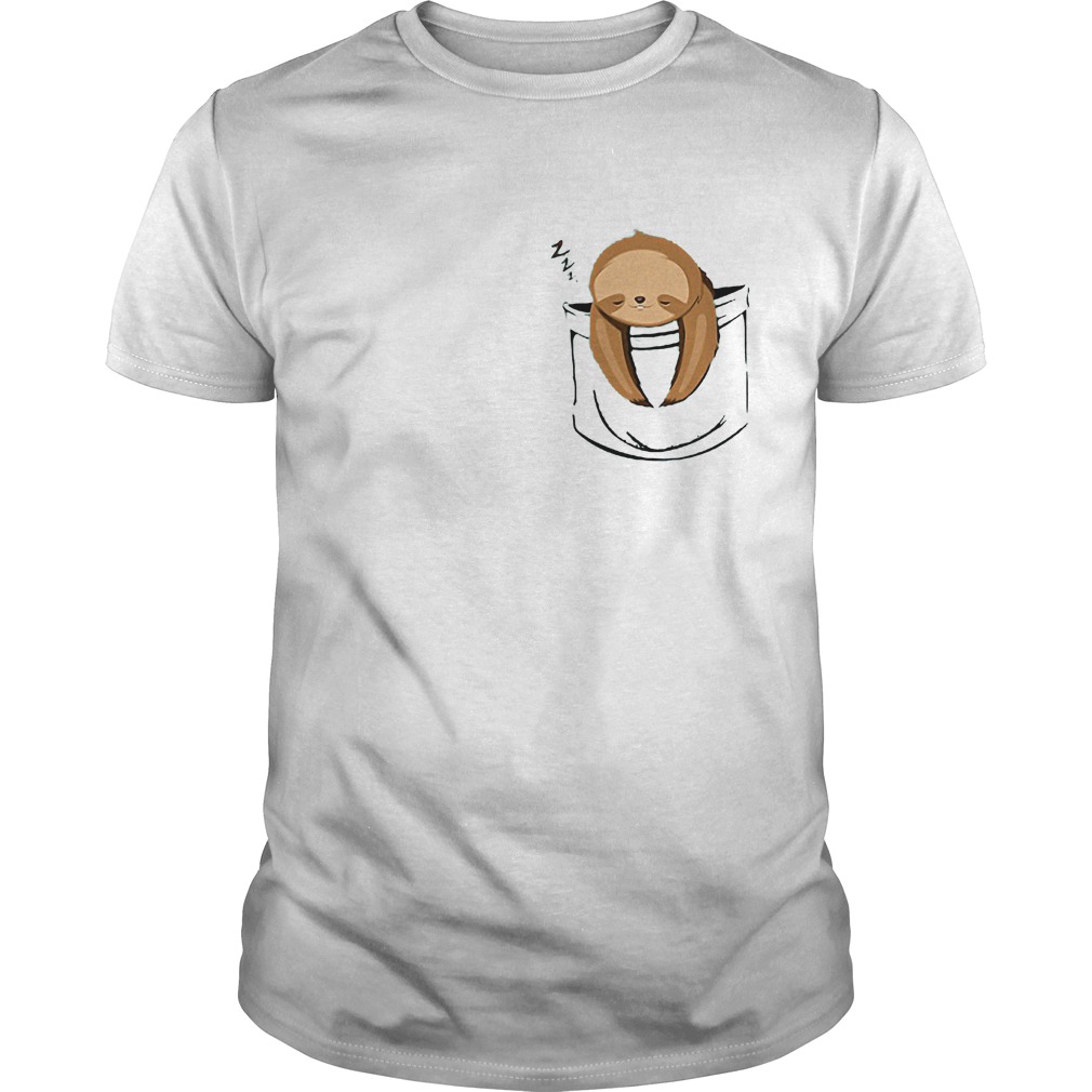 Pocket Sloth T-Shirt Guys Tee