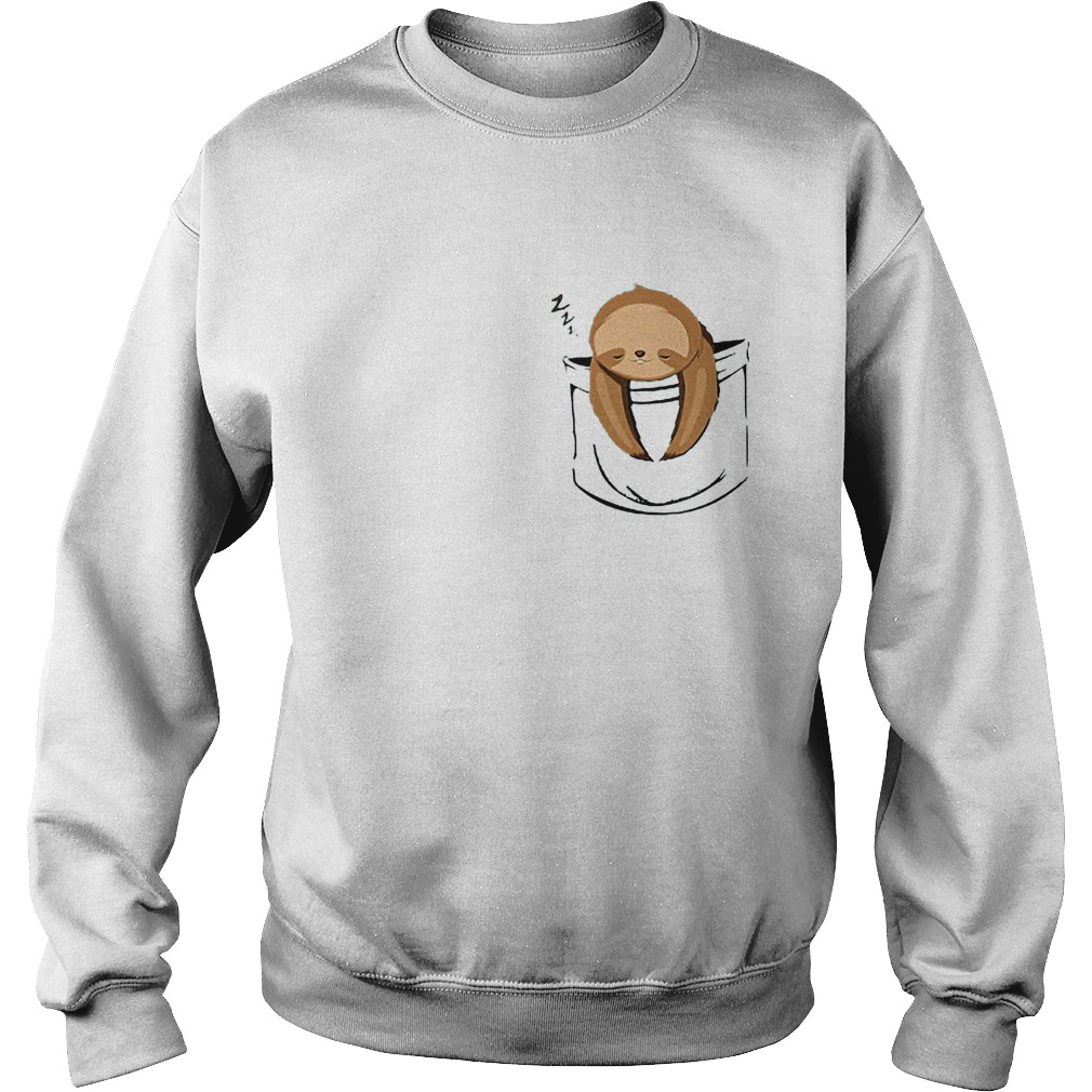 Pocket Sloth T-Shirt Sweat Shirt