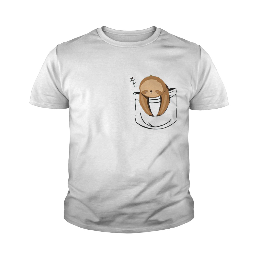 Pocket Sloth T-Shirt Youth Tee