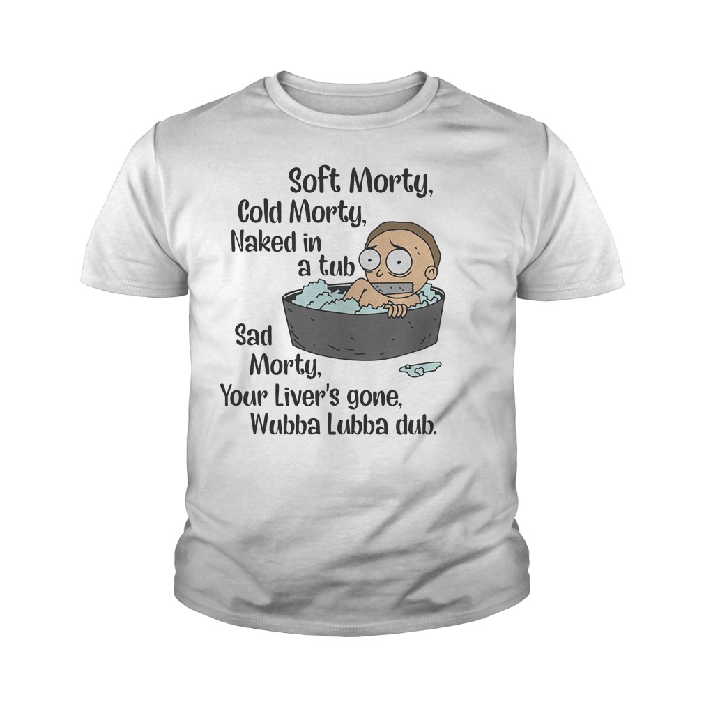 Rick And Morty – Soft Morty, Cold Morty, Naked In A Tub T-Shirt Youth Tee