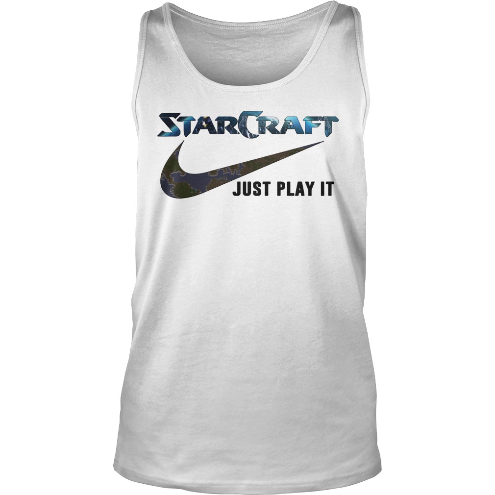 Starcraft And Nike Just Play It T-Shirt Unisex Tank Top