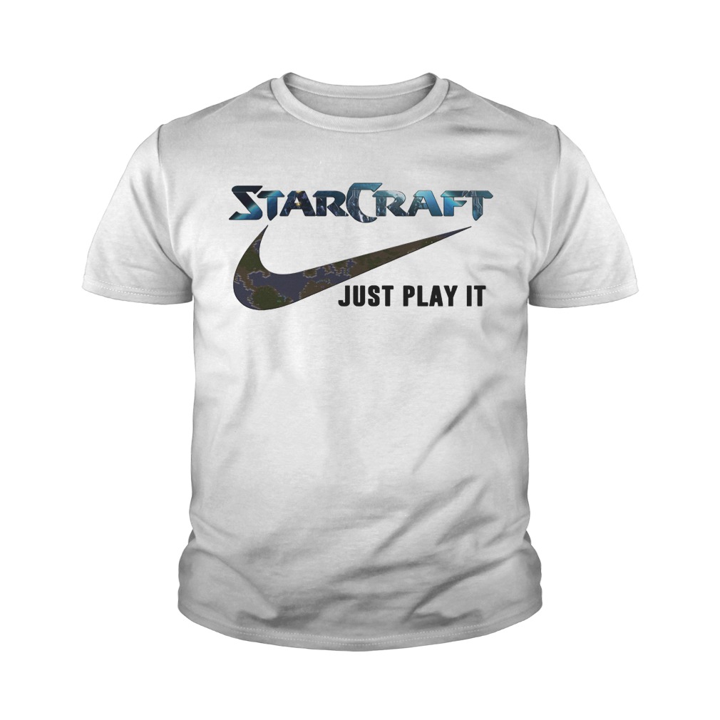 Starcraft And Nike Just Play It T-Shirt Youth Tee