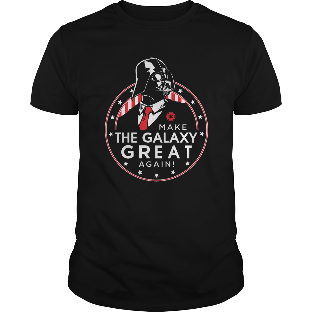 Trumps Space Force Make The Galaxy Great Again Darth Vader T-Shirt Guys Tee