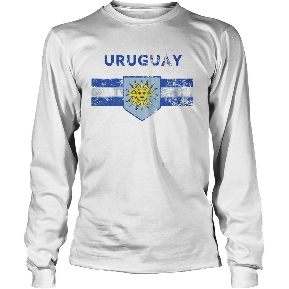 Uruguay Flag Soccer Jersey 2018 T-Shirt Unisex Longsleeve Tee