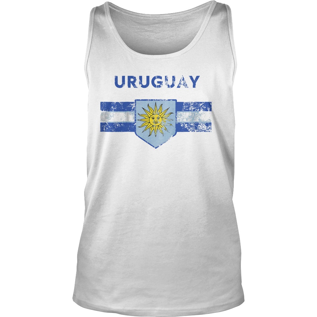 Uruguay Flag Soccer Jersey 2018 T-Shirt Unisex Tank Top