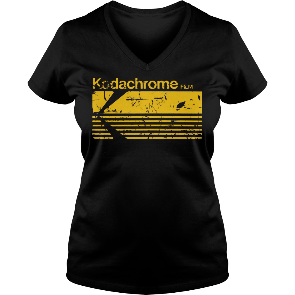 Vintage Photography Kodak Kodachrome V Neck