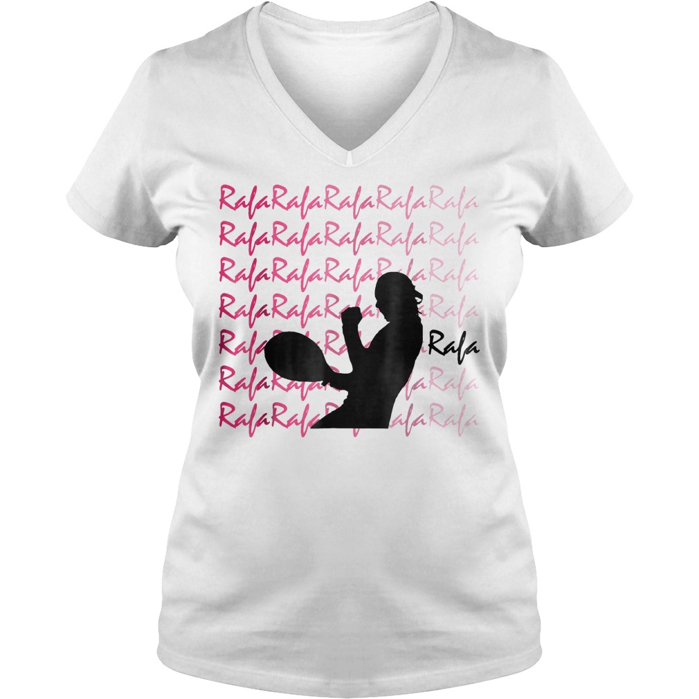 2018 Tennis RAFAEL Shirt Ladies V-Neck