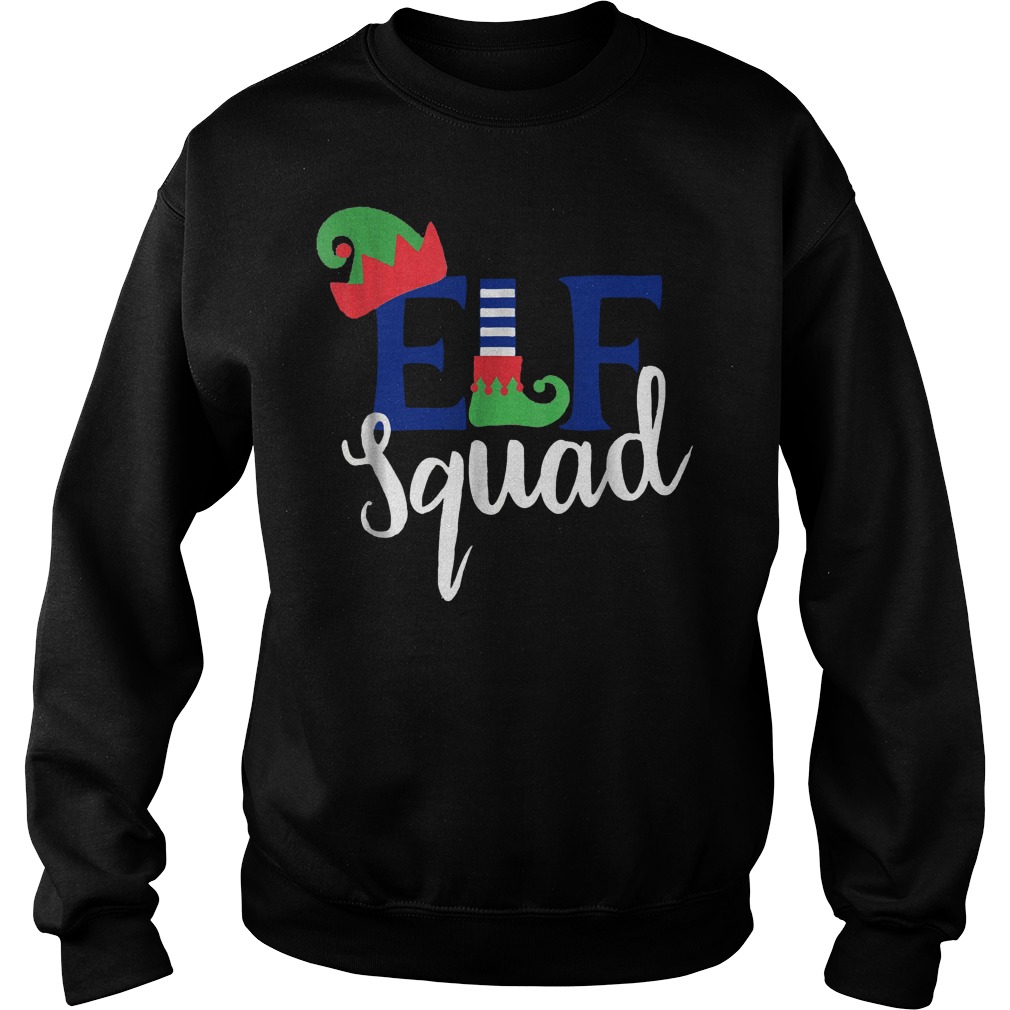 Family Christmas ELF Squad shirt Sweatshirt Unisex