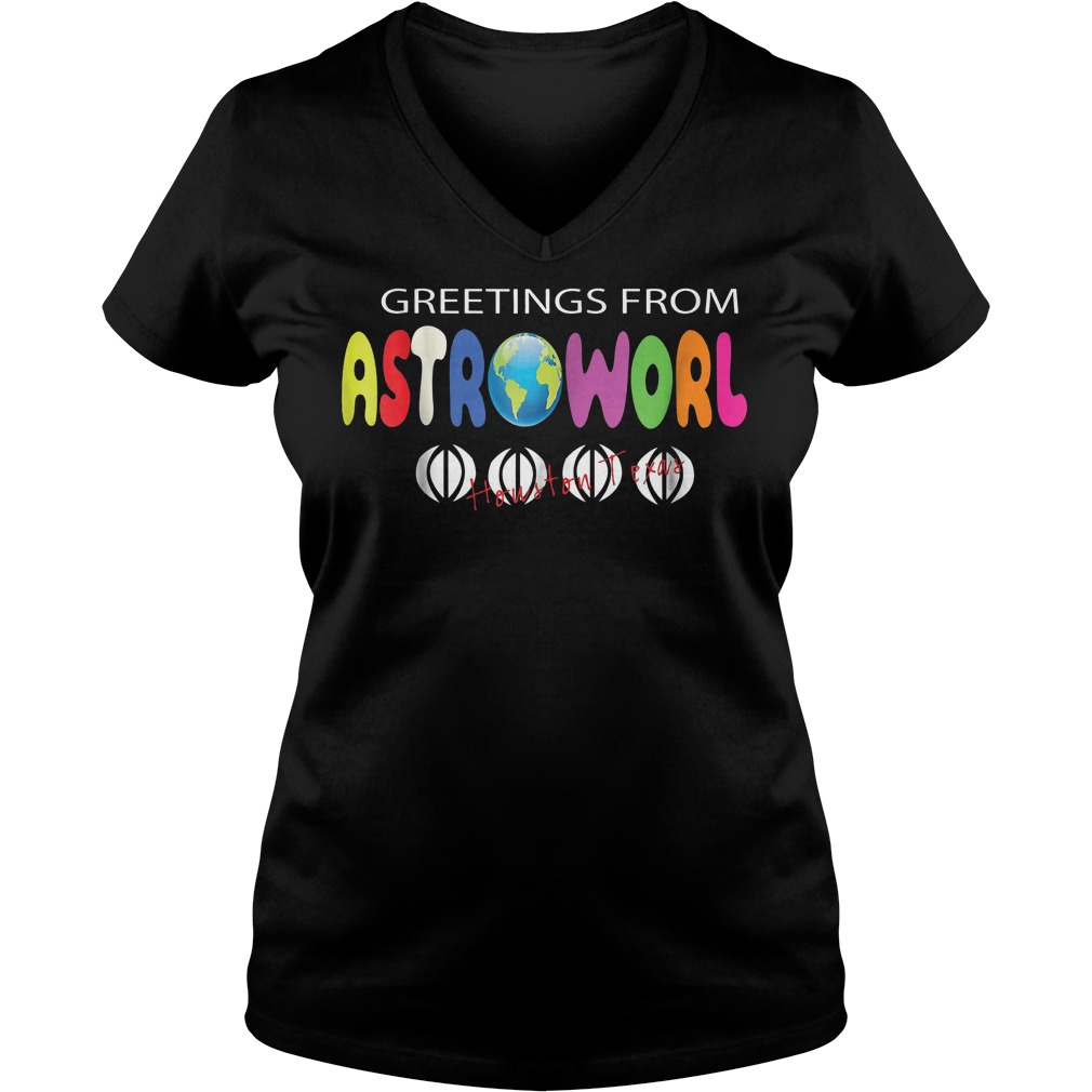Getting From Astroworld Shirt Ladies V-Neck