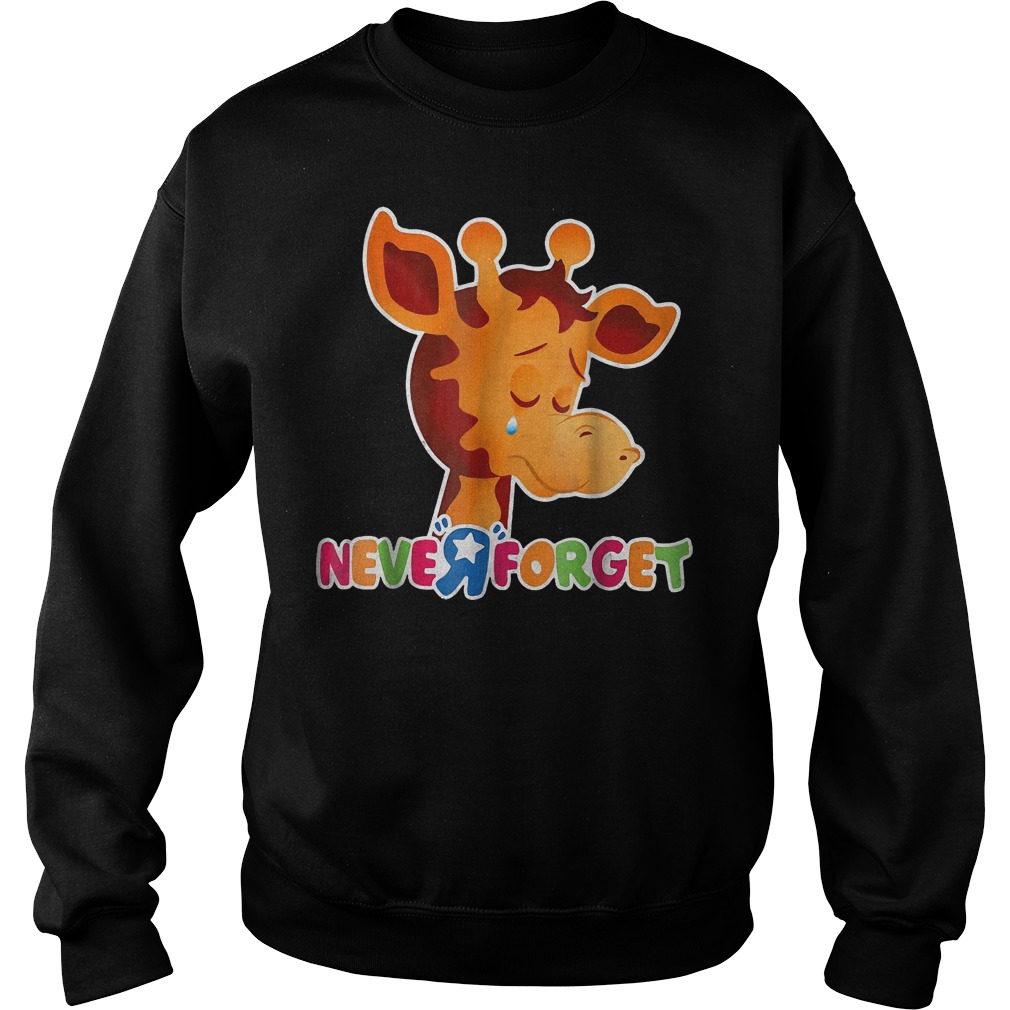 Giraffe Never Forget Sweatshirt Unisex