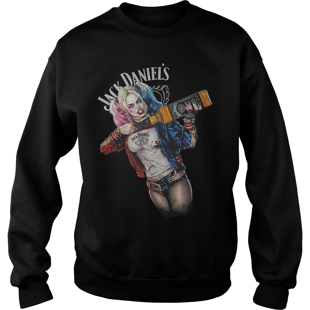 Harley Quinn Jack Daniel's Whiskey Shirt Sweatshirt Unisex