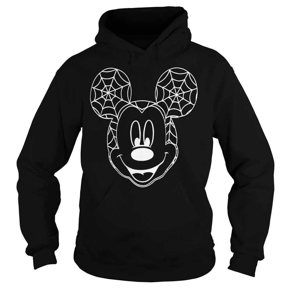 Mickey Mouse Spiderweb shirt Hoodie