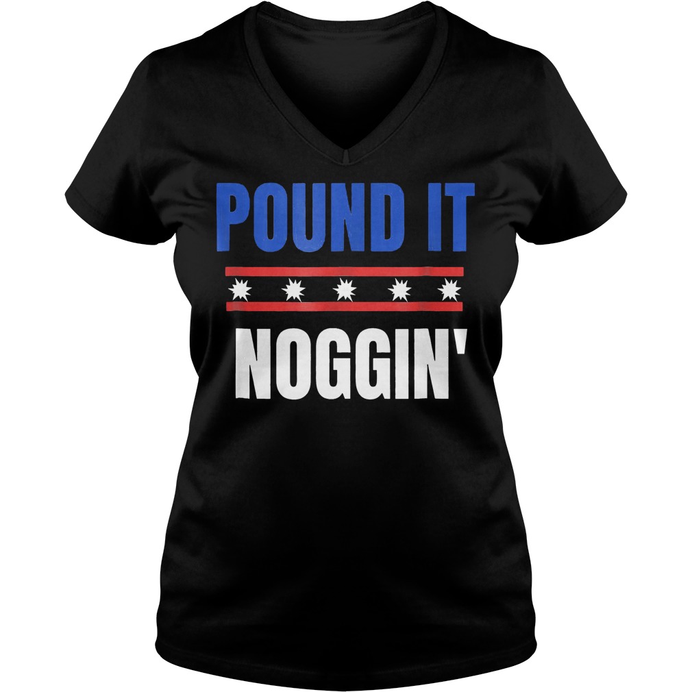Pound It Noggin Ladies V-Neck