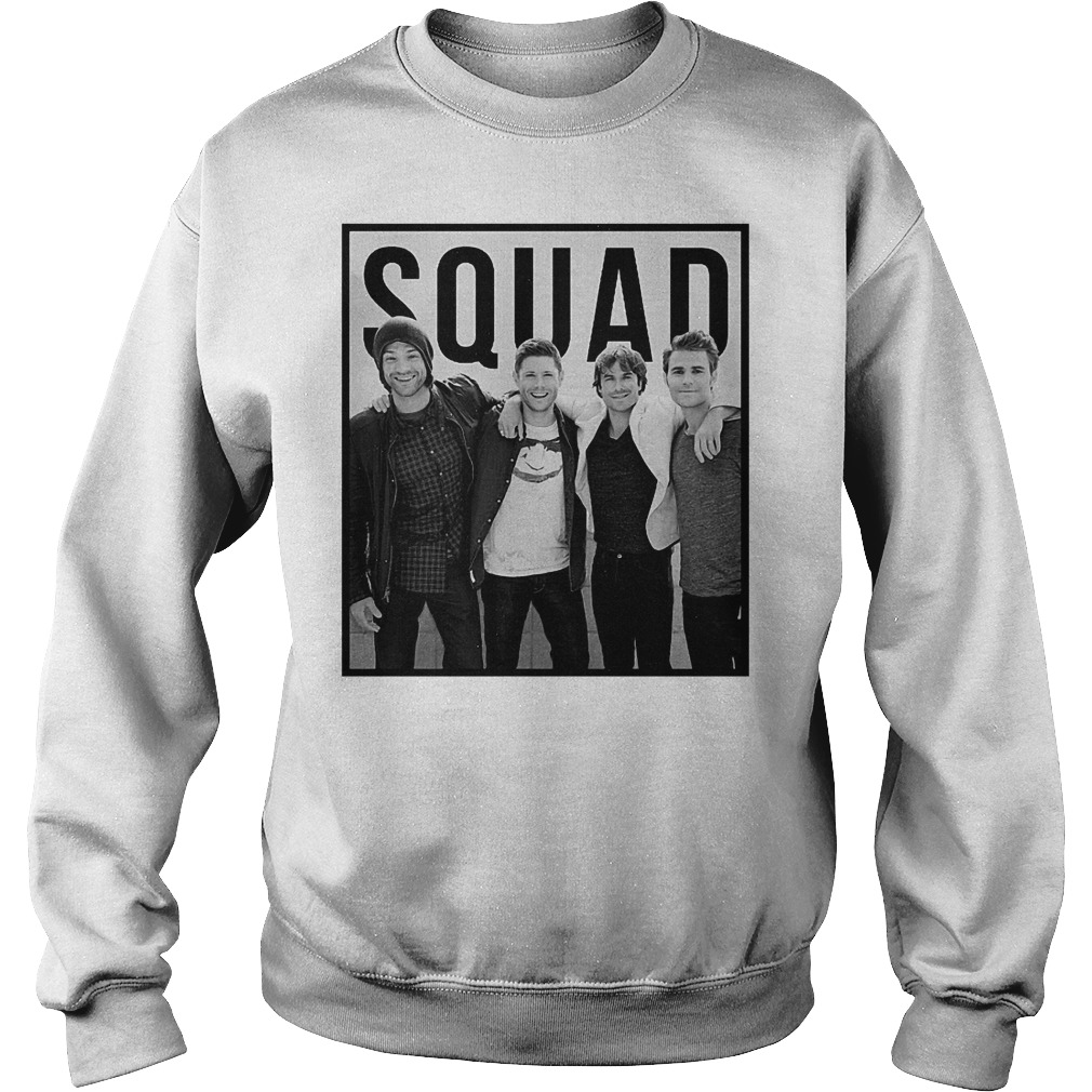 Vampire Diaries Supernatural Sam Dean Winchester Stefan Damon Squad Goal Shirt Sweatshirt Unisex