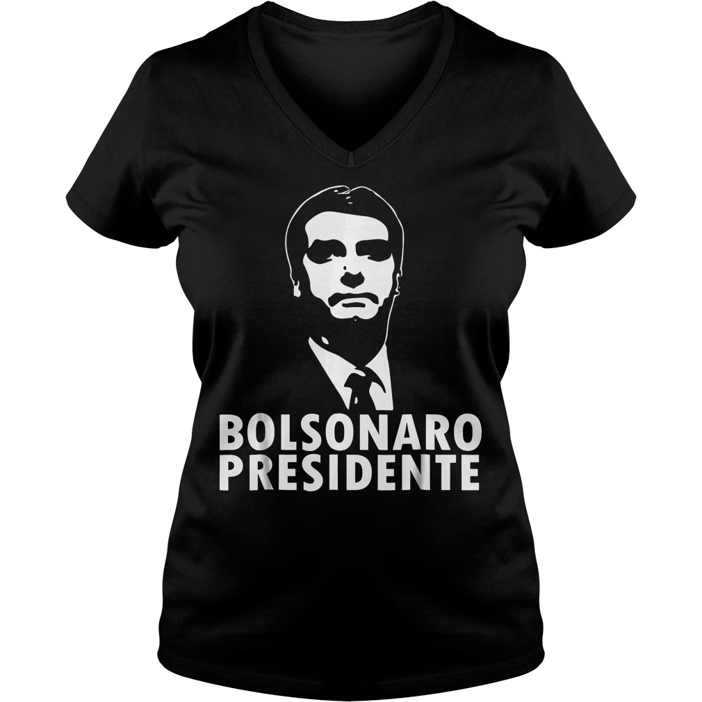 Bolsonaro Presidente 2018 Camiseta Shirt Ladies V-Neck