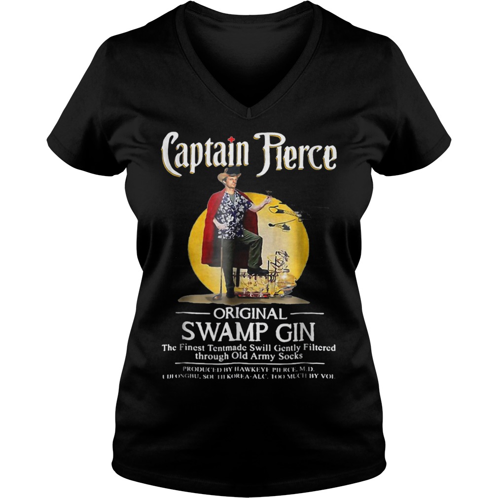 Captain Pierce Original Swamp Gin Shirt Ladies V-Neck