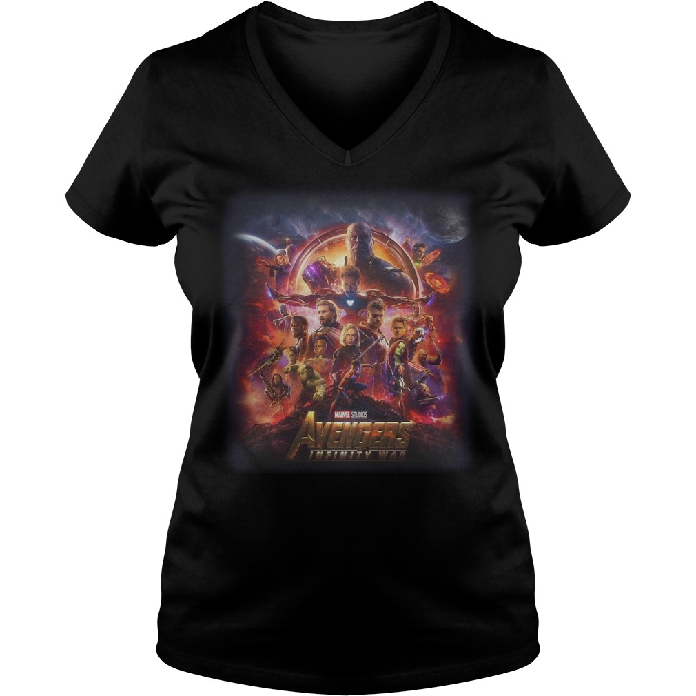 Marvel studios Avengers Infinity War Shirt Ladies V-Neck