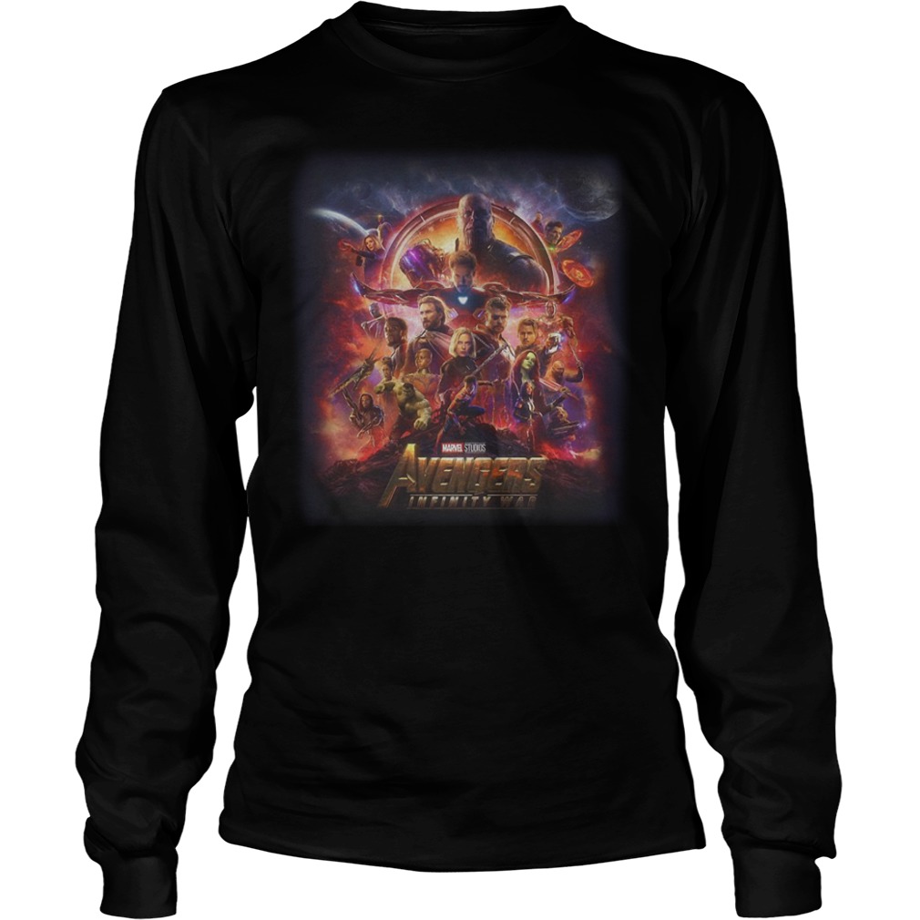 Marvel studios Avengers Infinity War Shirt Longsleeve Tee Unisex