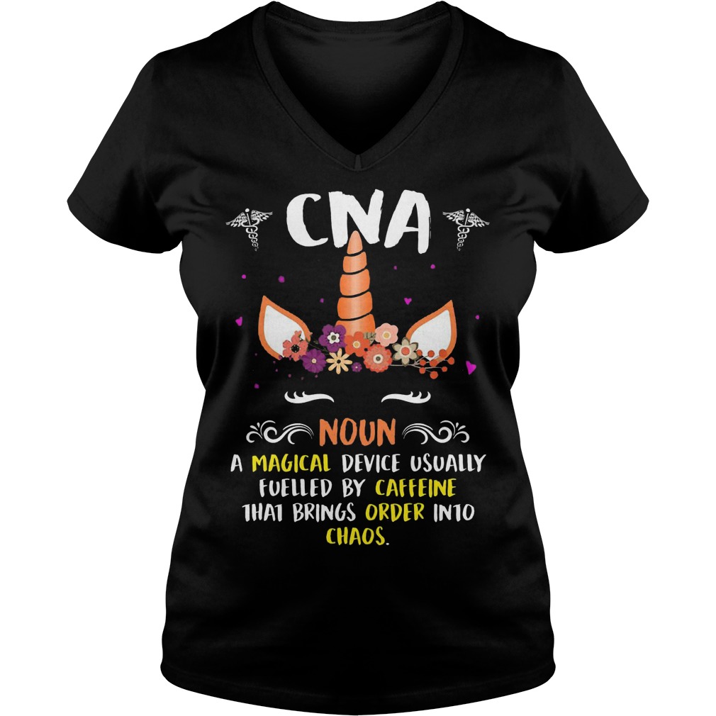 Unicorn cna noun a magical device usually shirt Ladies V-Neck