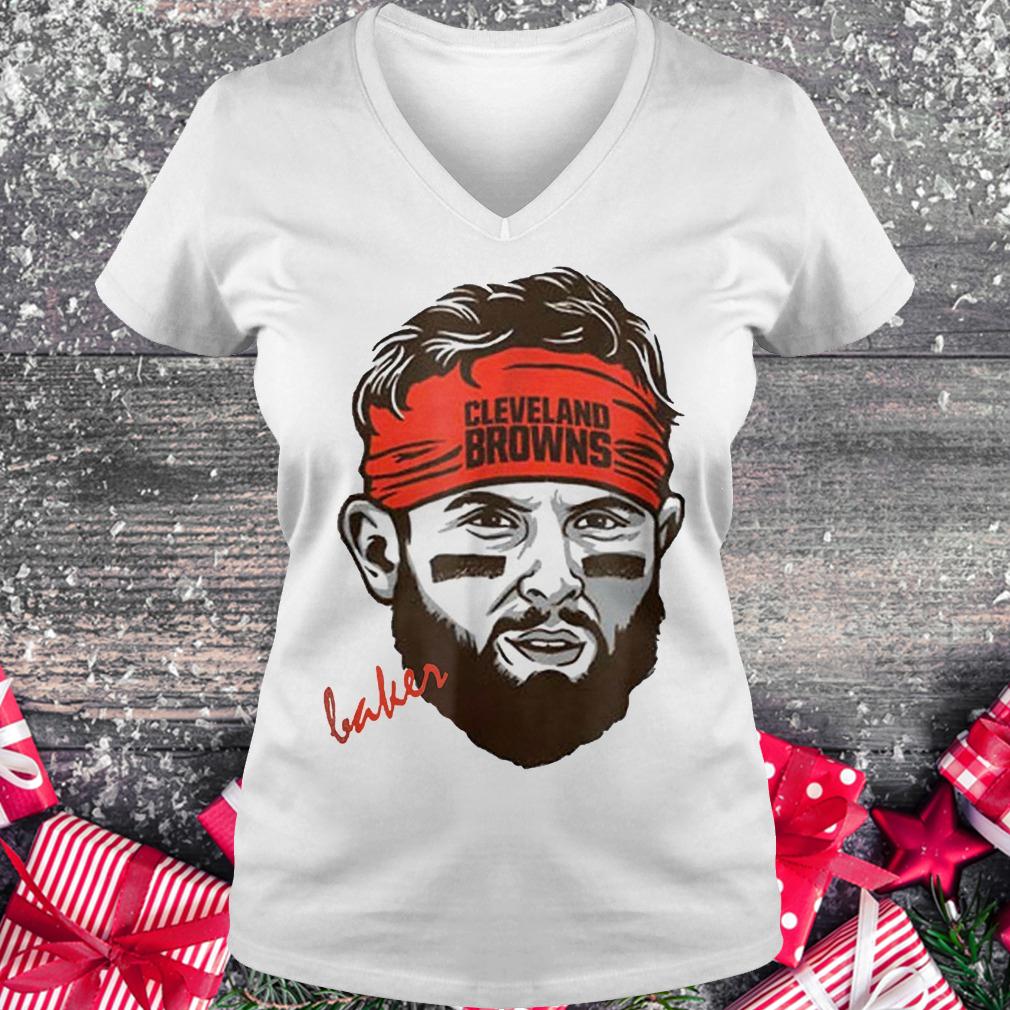 Baker Mayfield Cleveland Browns shirt Ladies V-Neck