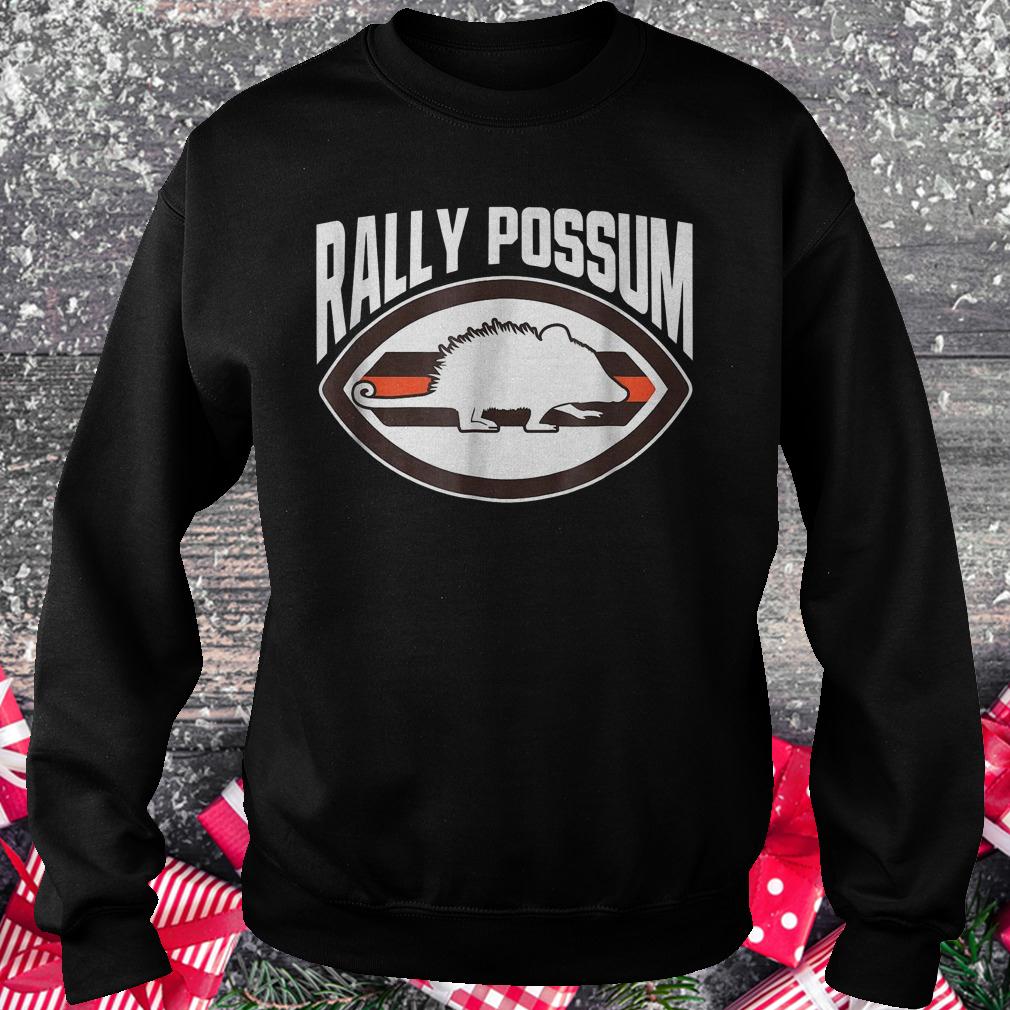 Cleveland Browns rally possum shirt Sweatshirt Unisex