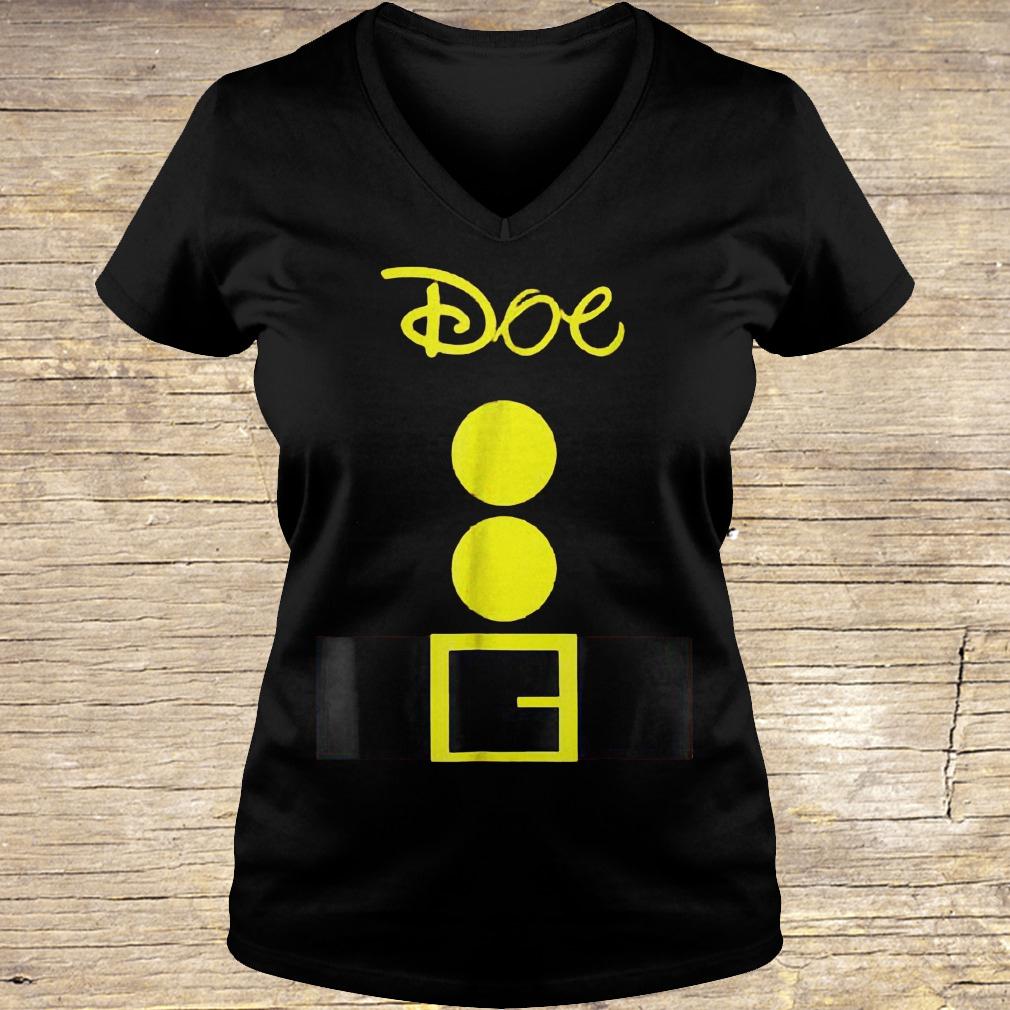 Doc dwarf halloween shirt Ladies V-Neck
