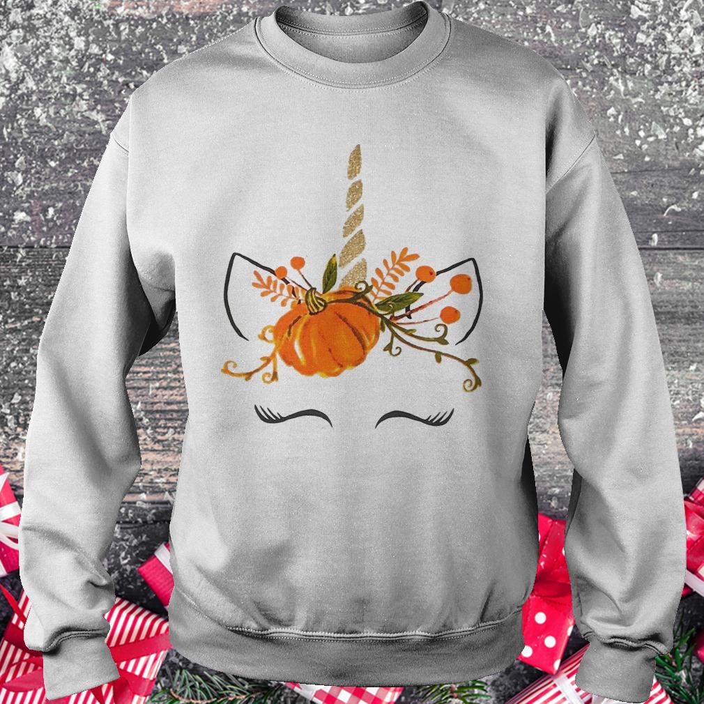 Fall harvest unicorn ruffle Sweatshirt Unisex