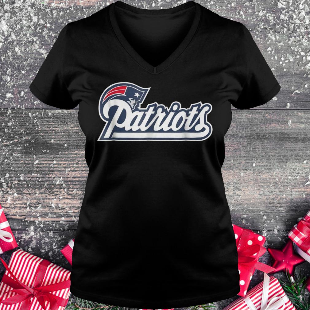 Football Patriots Crew Neck new England shirt Ladies V-Neck