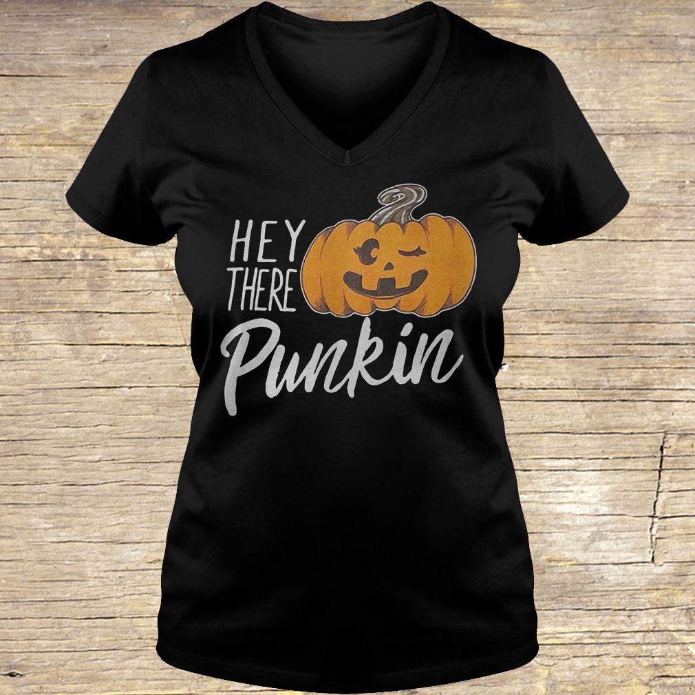 Hey there pumpkin shirt Ladies V-Neck