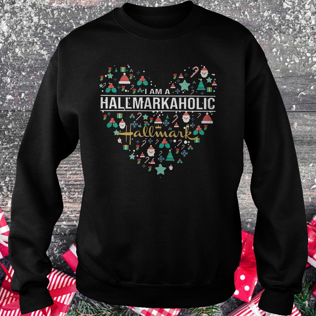 I am a hallmarkaholic hallmark Christmas shirt Sweatshirt Unisex