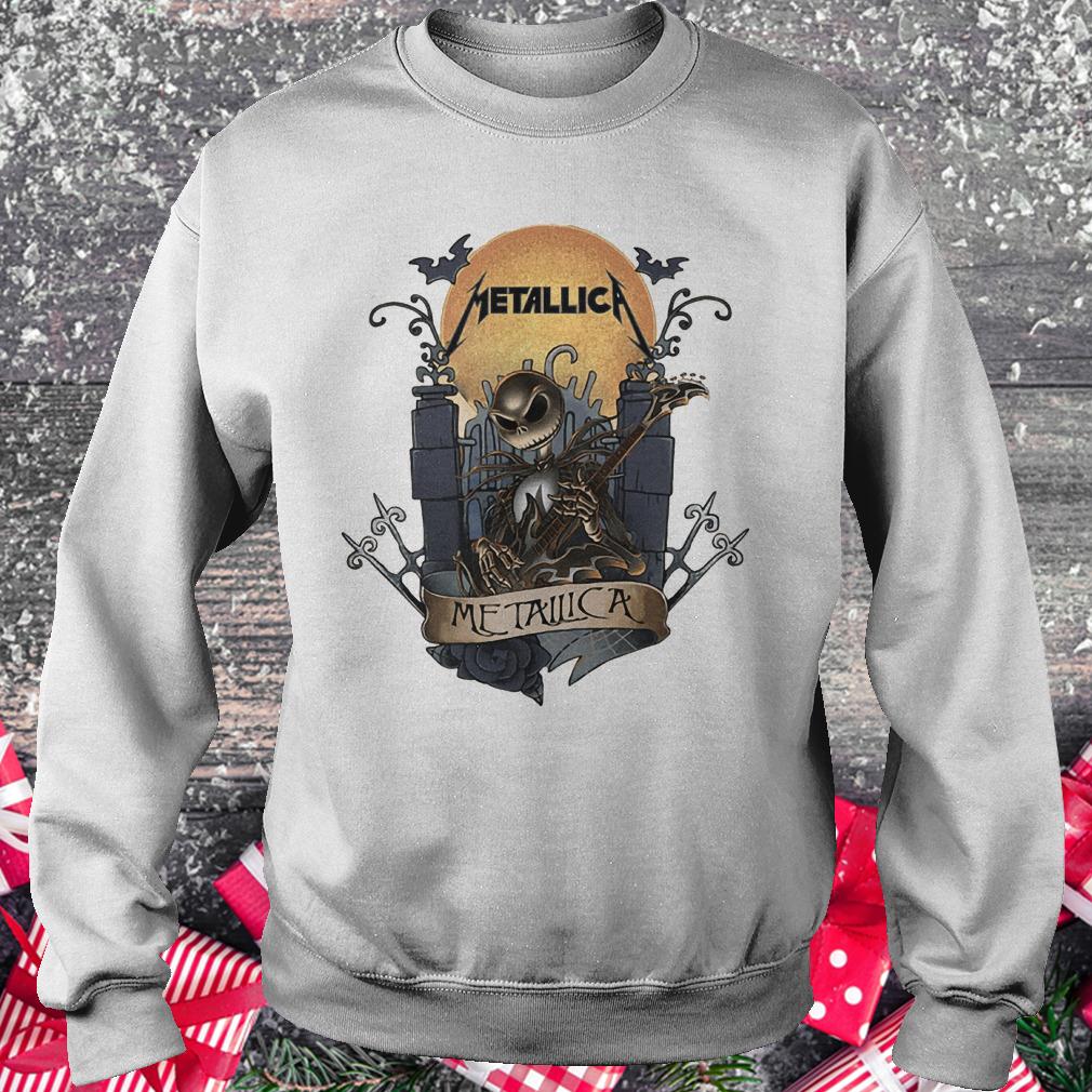 Jack Skellington Metallica shirt Sweatshirt Unisex