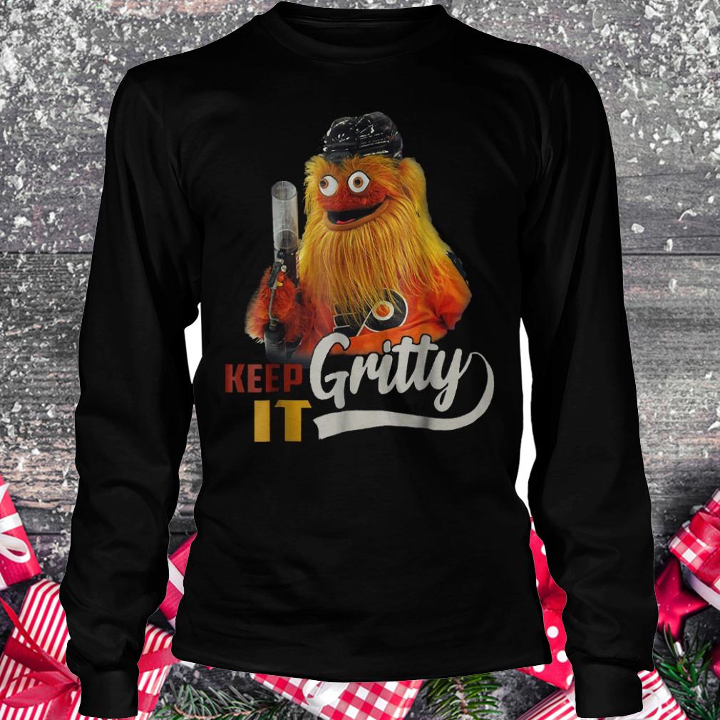 Keep it Gritty Philadelphia hockey mascot shirt Longsleeve Tee Unisex