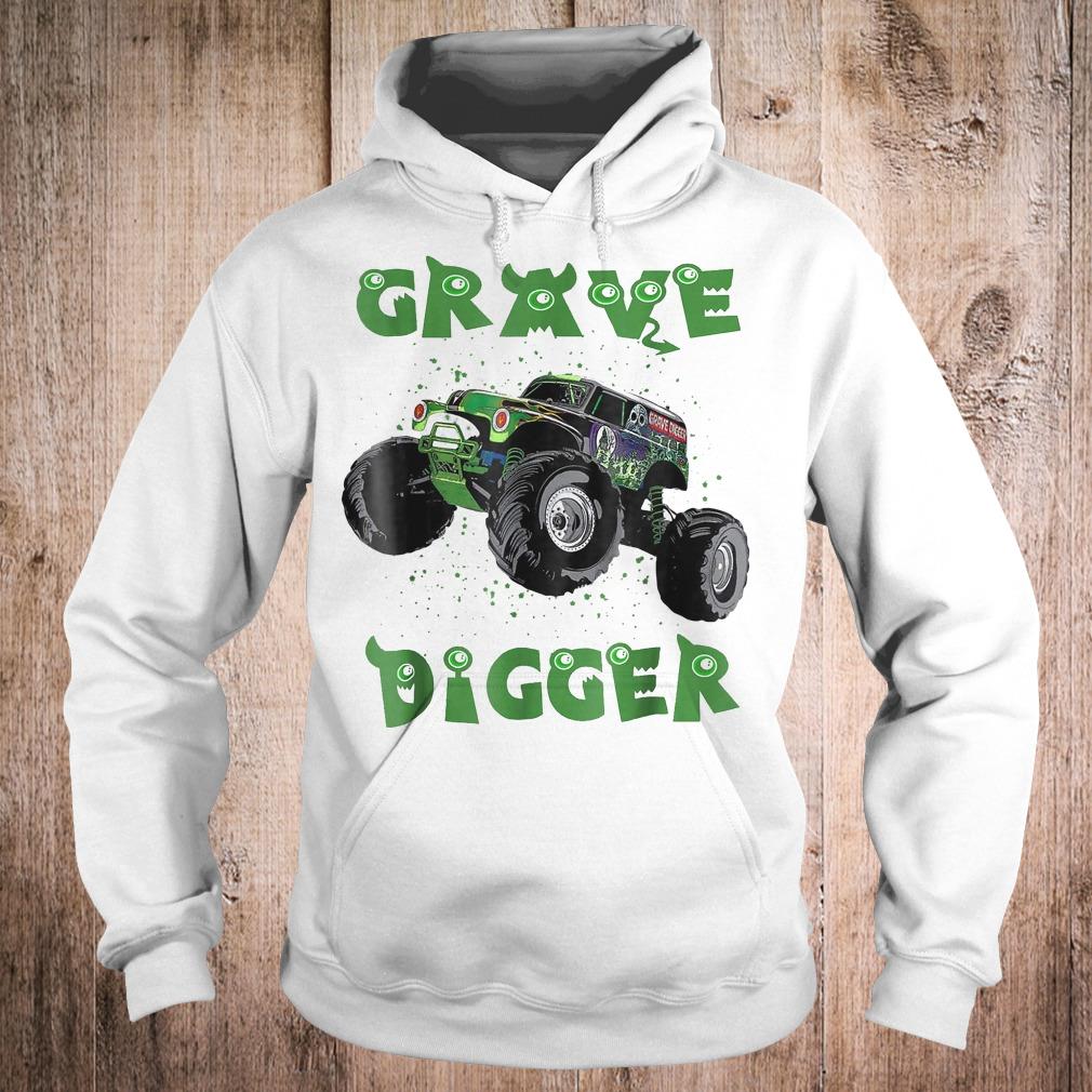 Monster Truck Grave green Digger racing shirt Hoodie